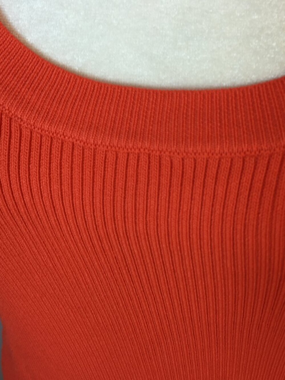 New! The Drop Yasmin Rib Midi Sweater Tank Dress Sz L Womans Red Knit Sleeveless - Picture 6 of 14
